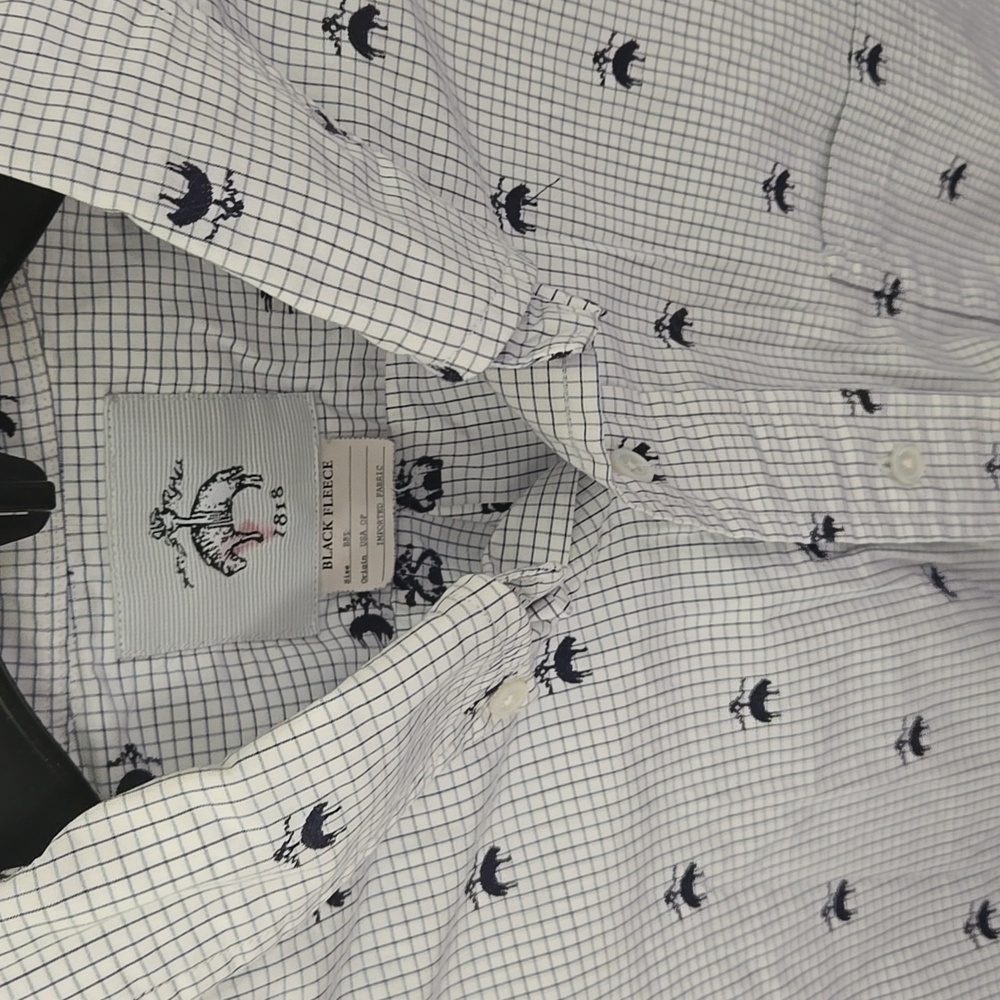 Brooks Brothers White Patterned Shirt - Picture 5 of 10